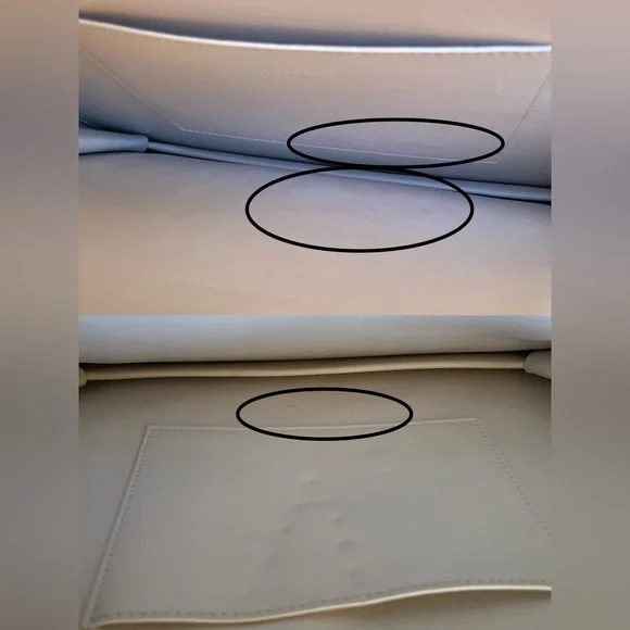 •••SOLD•••Retailed $3550 Versace Calfskin Studded DV Satchel White Bag - Picture 12 of 17